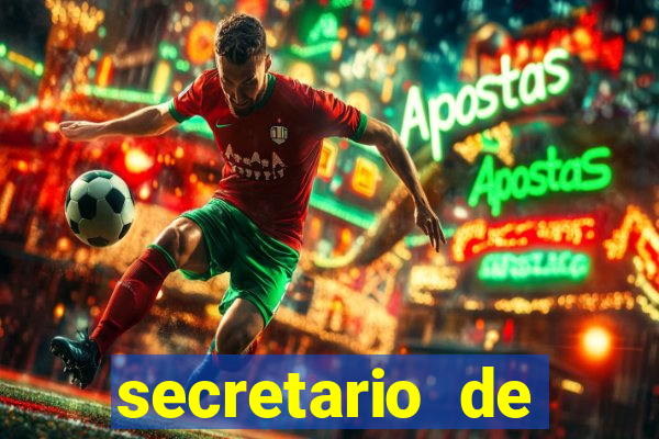 secretario de esporte salario